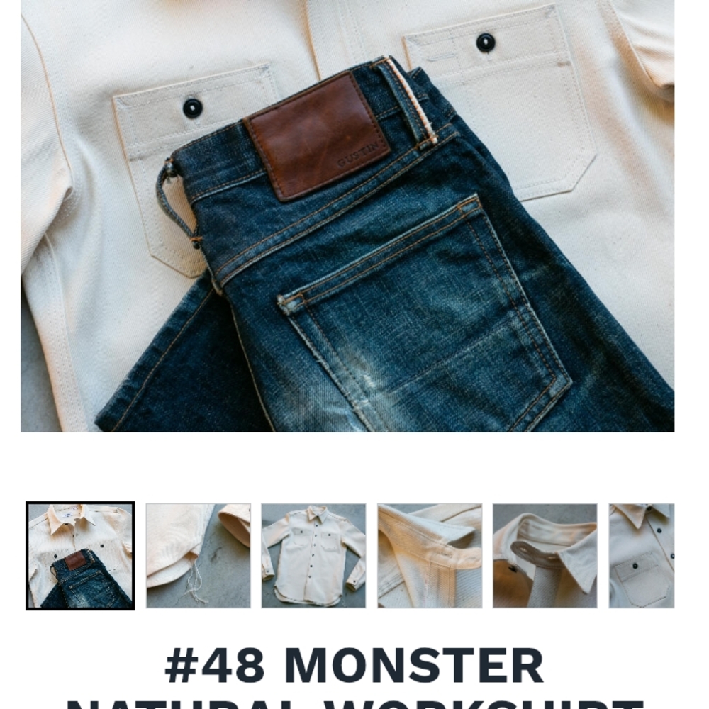 Gustin #48 Natural Workshirt